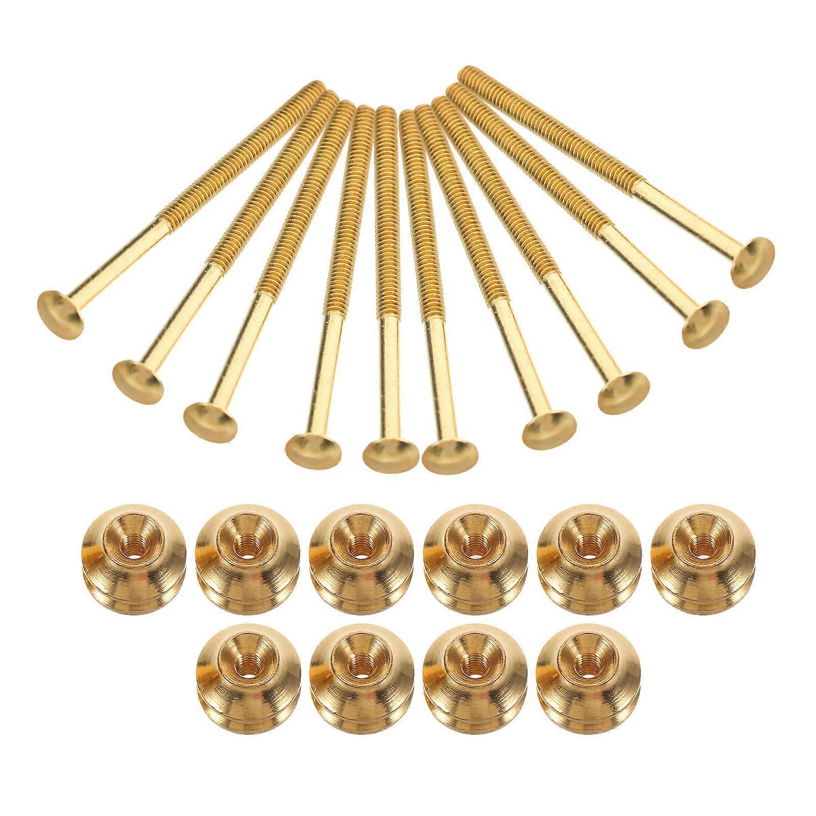 Thumb Screws And Nuts Pot Lid Top Replacement Knob For Home Users Cylindrical Shape 10Sets