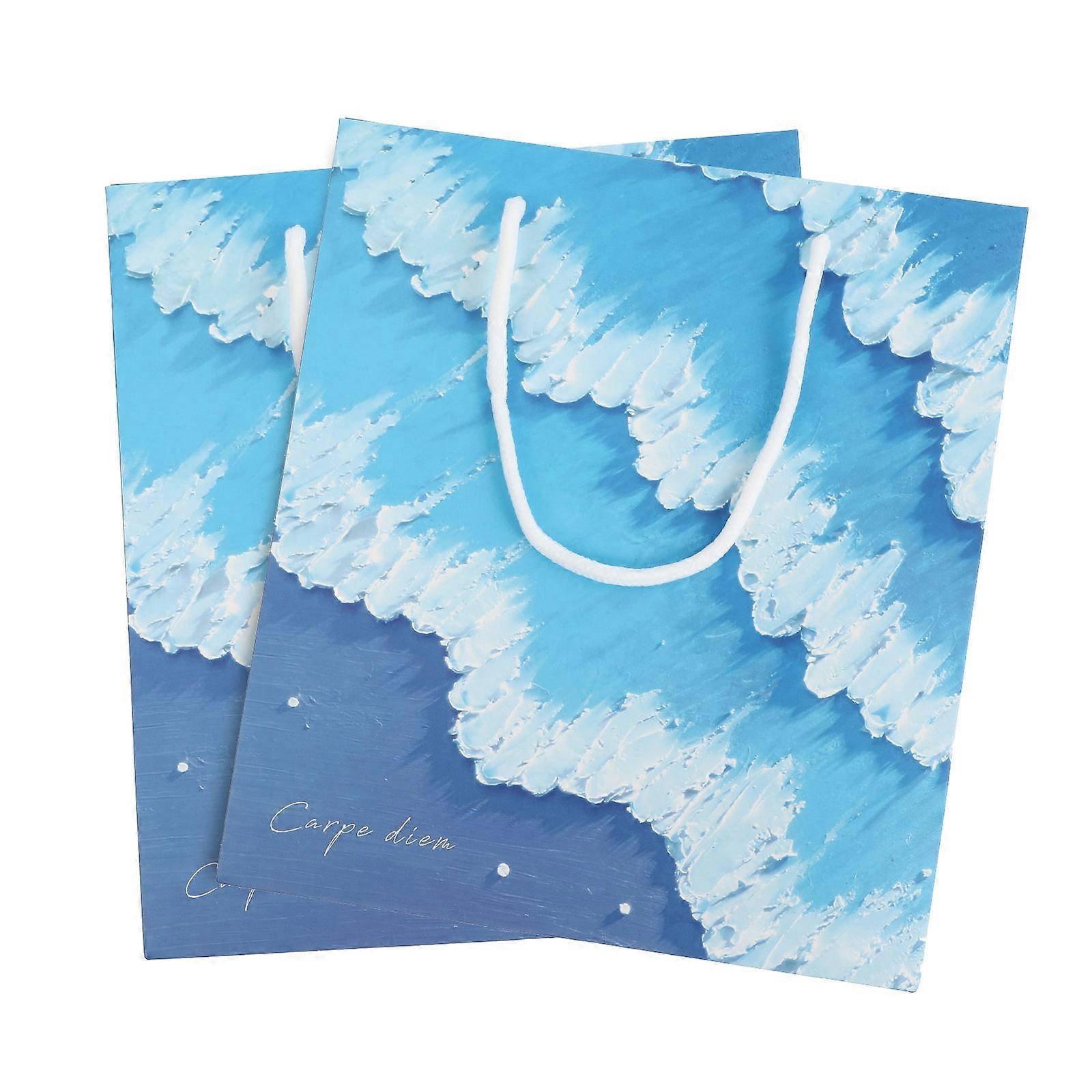 Simple Fashion Design Paper Gift Pouches Storage Solution For Friends And General Users 2 Pcs