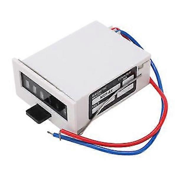 Electromagnetic counter 6 digits High-speed Accurate electronic pulse counter for chemical textile machinery DC12V