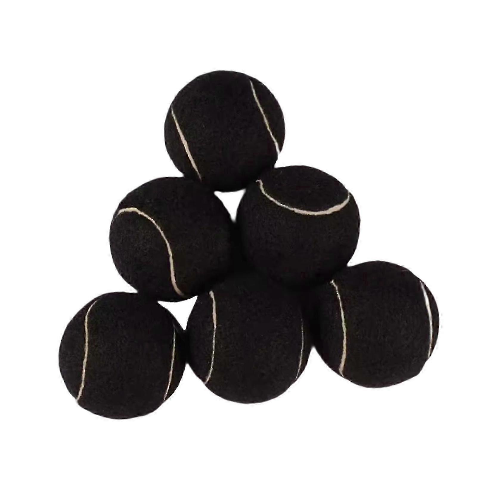 Pacote com 6 Bolas de Tênis para Treinamento e Cães - Bolas Esportivas Elásticas Profissionais, Duráveis para Iniciantes e Entretenimento