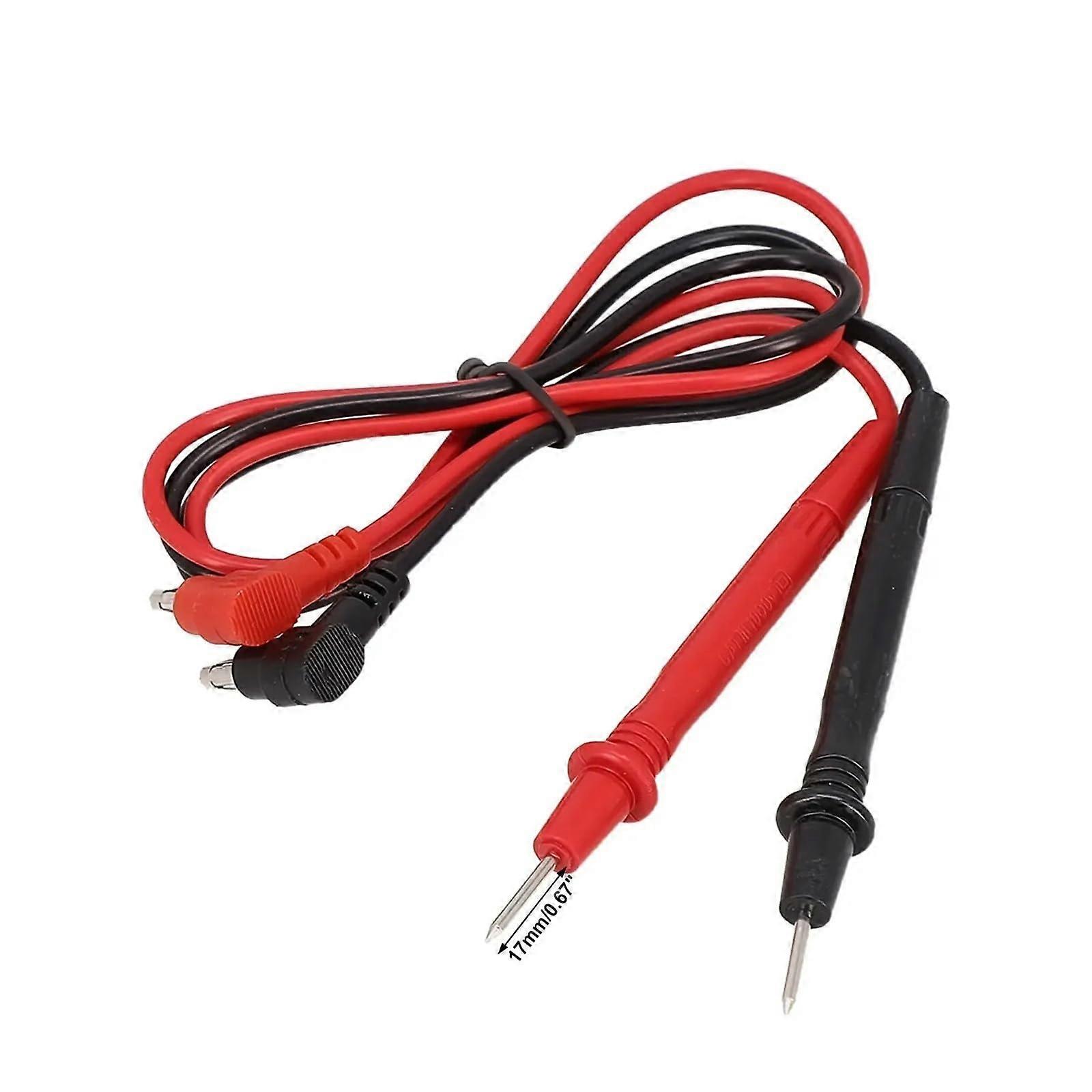 1 Pair Universal Test Leads Probes Pins for Digital Multimeter Needle Tip Meter Multimeter Tester Lead Wire Pin Cable 10A