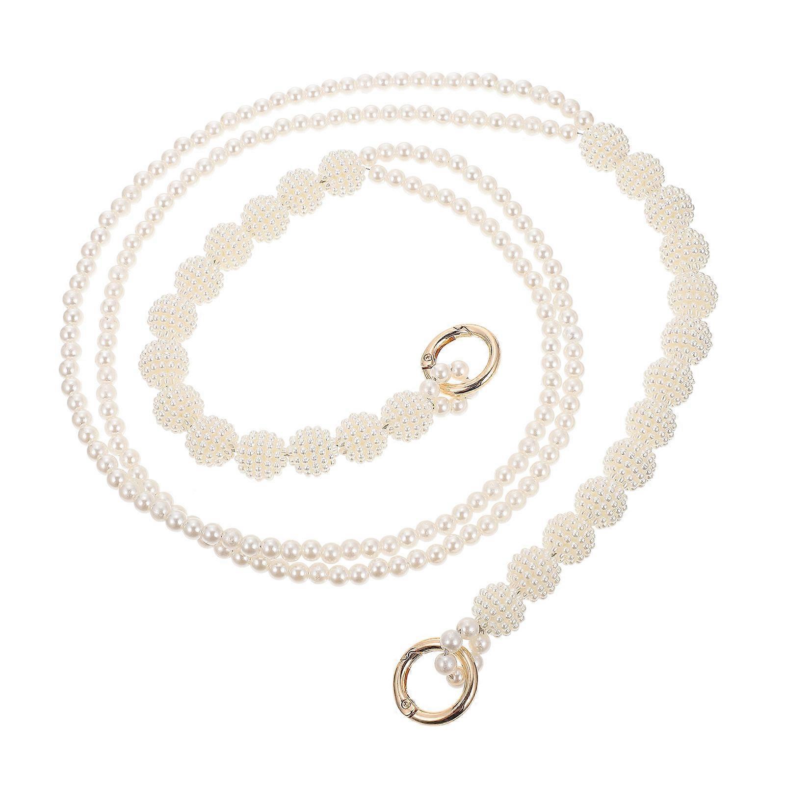 1pc Pearl Handle Replacement for Women's Purse Handbag Chain Bag