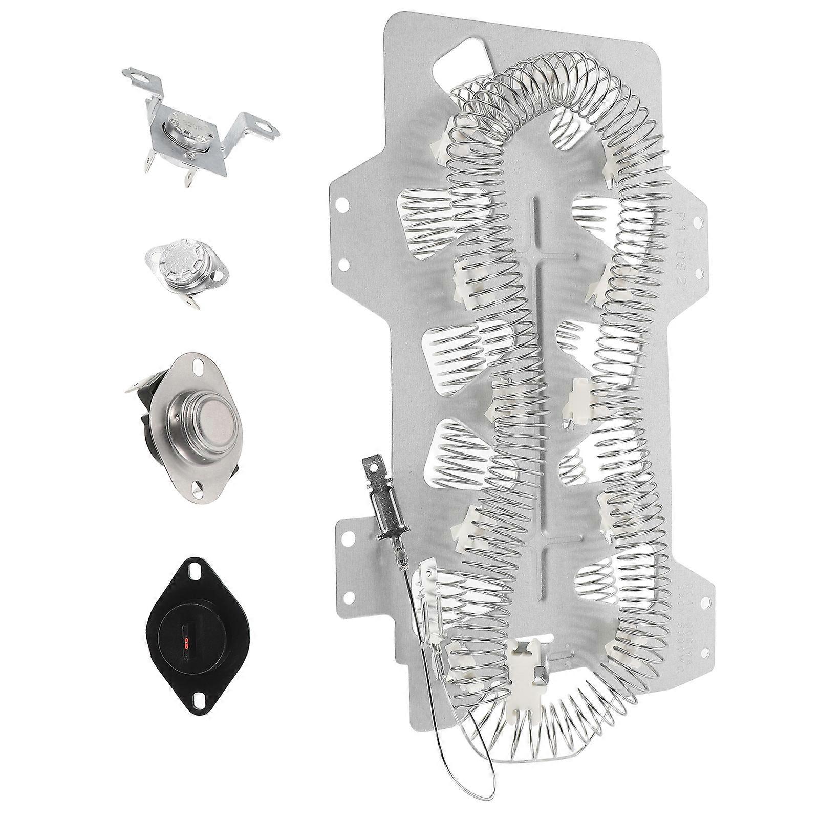 1 Set Dryer Heating Element Maintenance Module Heating Plate Thermostat For Clothes Drying Adjustable Temperature