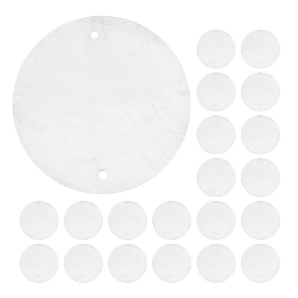 DIY Round Shells Pieces For Home Decor Creative Projects Beautiful Circle Shells Decor 100Pcs Natural Material