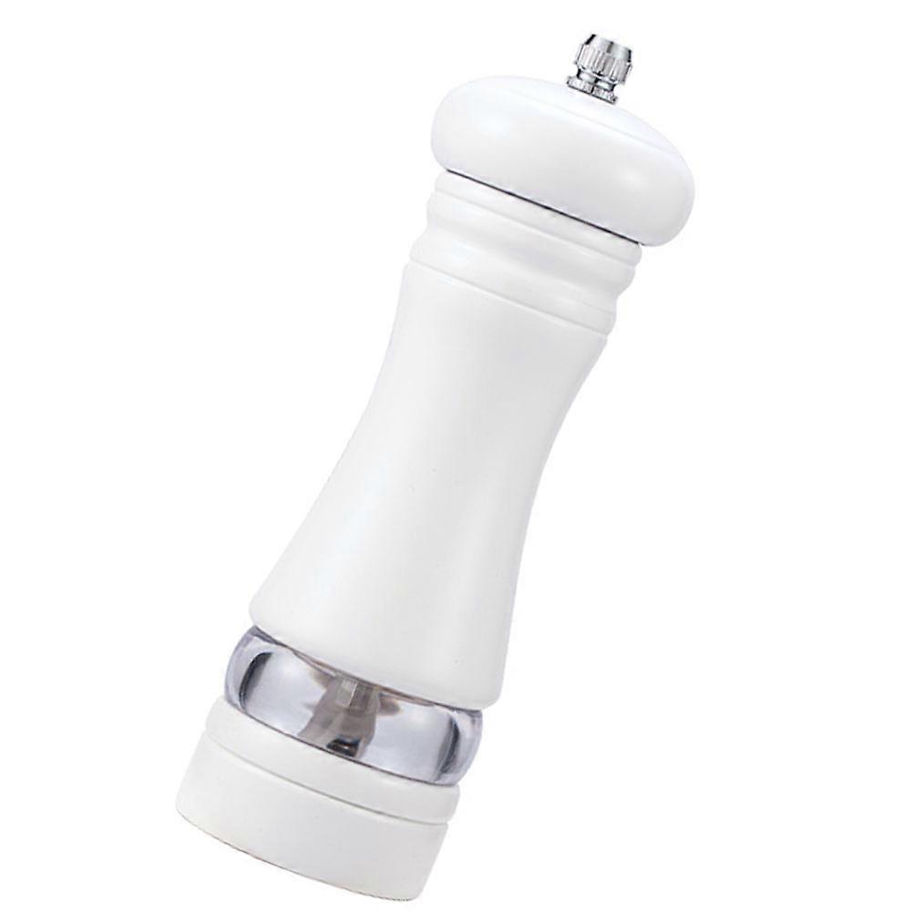 Refillable Salt and Pepper Shakers for Kitchen Use White Plastic 7.5 Inch