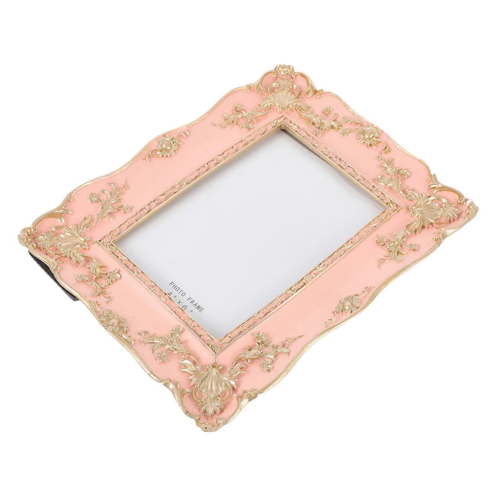 Tiny Vintage Resin Frames Square Shape Decorate Home Living Room 1Pcs