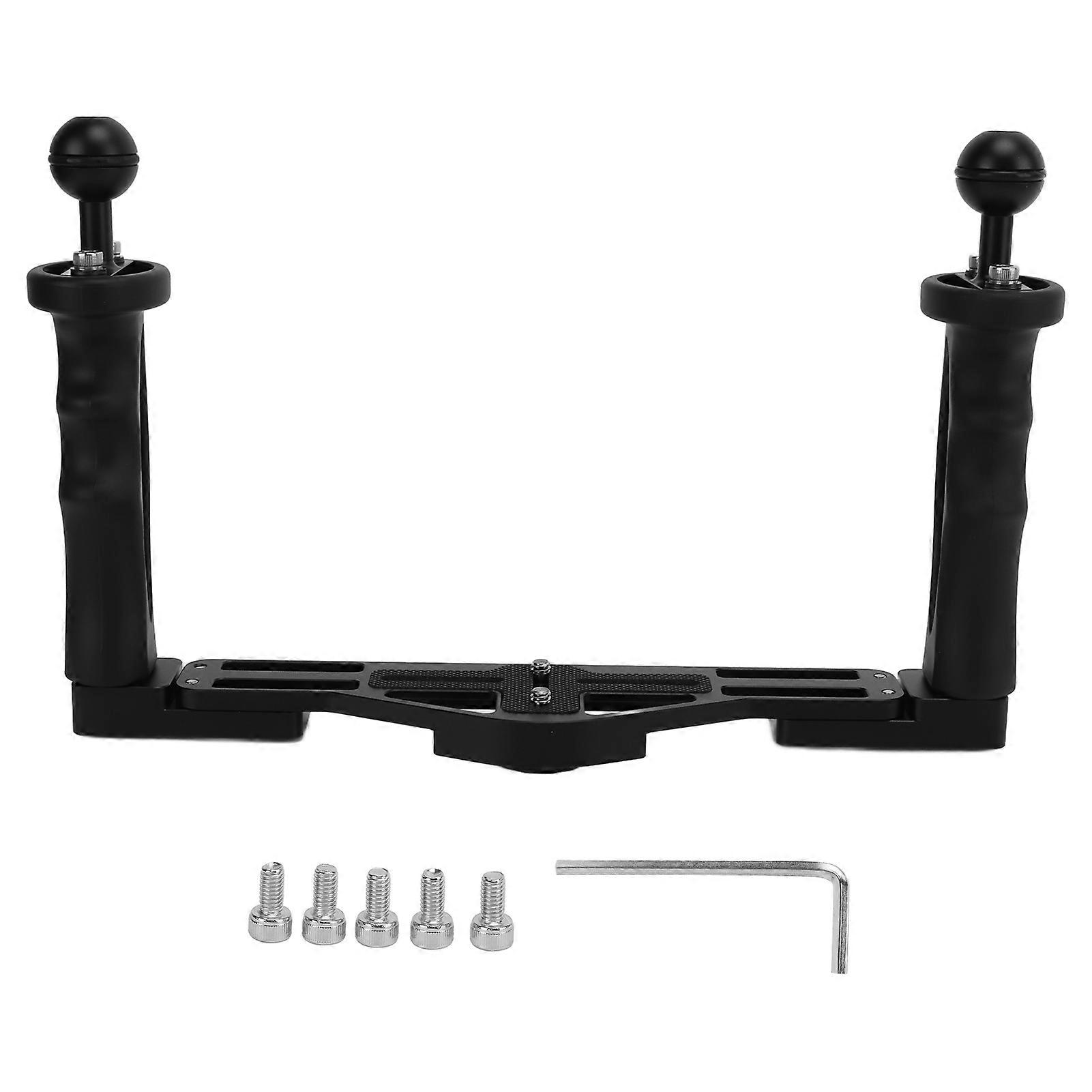 Dual Handle Tray Stabilizer Rig Diving Underwater Camera Housing Case Tray Mount for Nikon