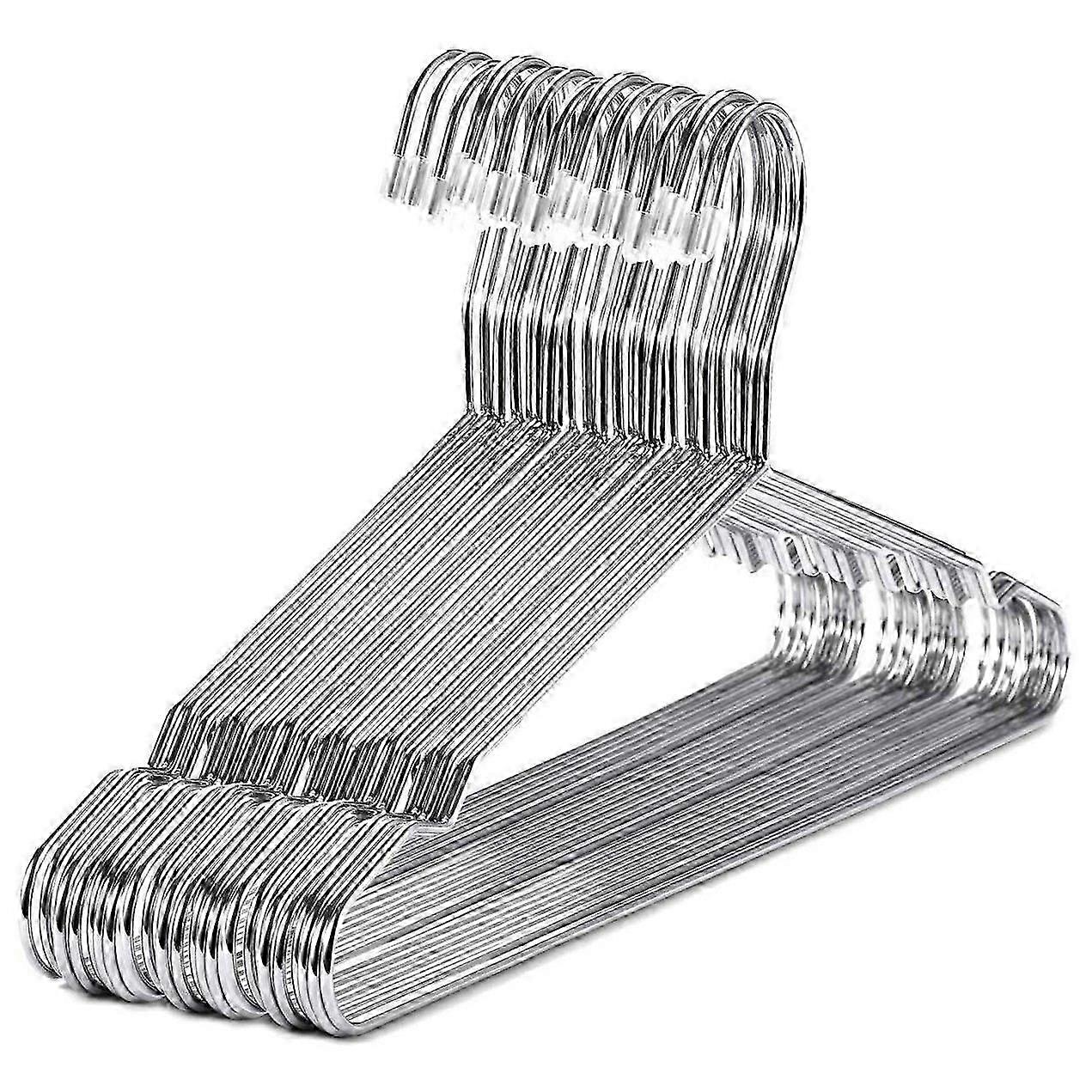 Kleiderbügel Edelstahl 40 cm 20 Stück Kleiderbügel Standard