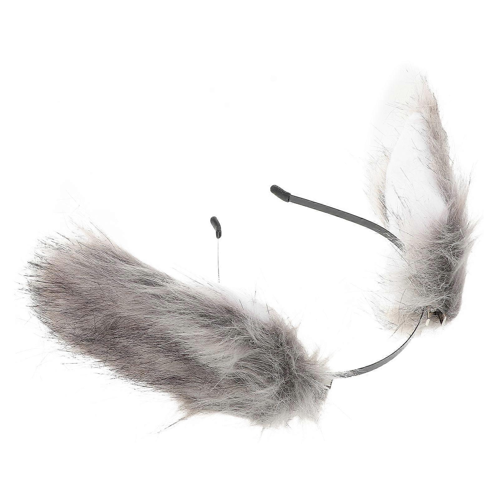 Charming Plush Dog Ears Headband For Adults Appropriate For Parties And Photo Shoots Accessory 1Pcs