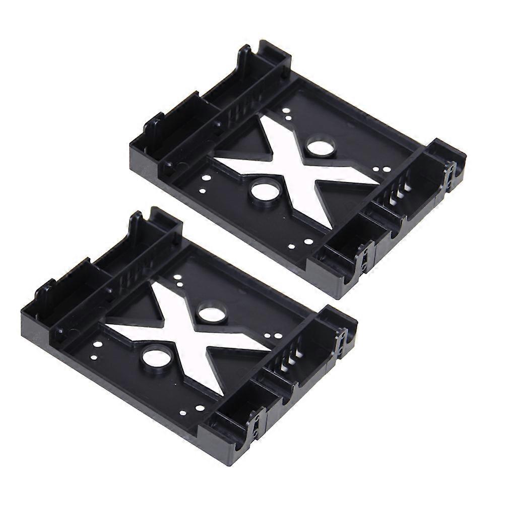 Brackets Kit 2 Pcs 5.25 Inch To 3.5 Inch And 2.5 Inch Conversion For Computer Hardware Suitable For Pc Building Use
