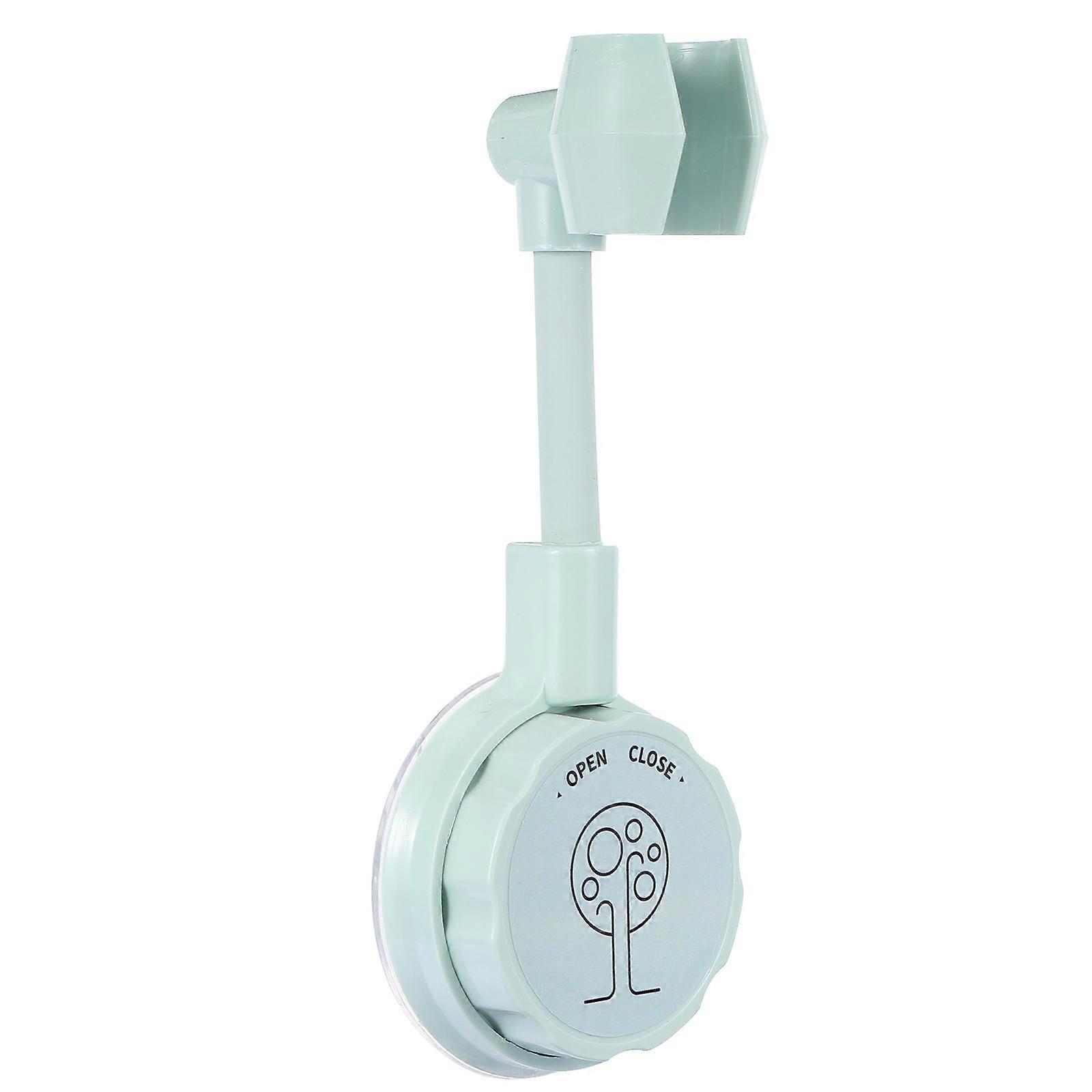 Adhesive 1Pack Shower Holder Bracket For Handheld Showerheads Ideal For Family Use In Green ABS Material