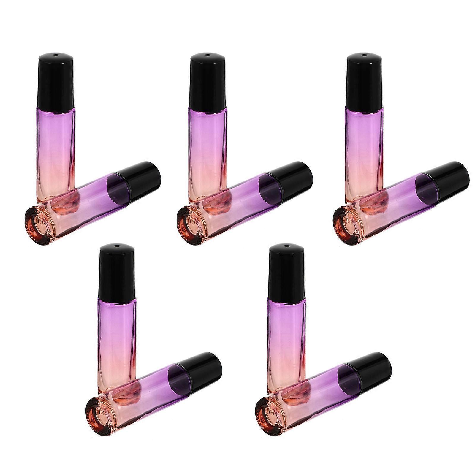 Leak-Proof Essential Oil Roller Bottles For Daily Use And Travel Featuring Gradual Color Design 10Pcs