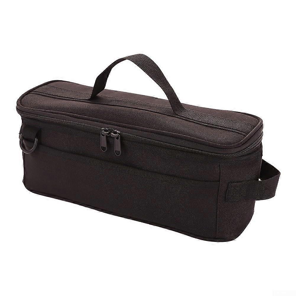 Essential For Camping Tool Kit Bag for Storing Stakes and Ropes for Outdoor Activities (Black) Schwarz