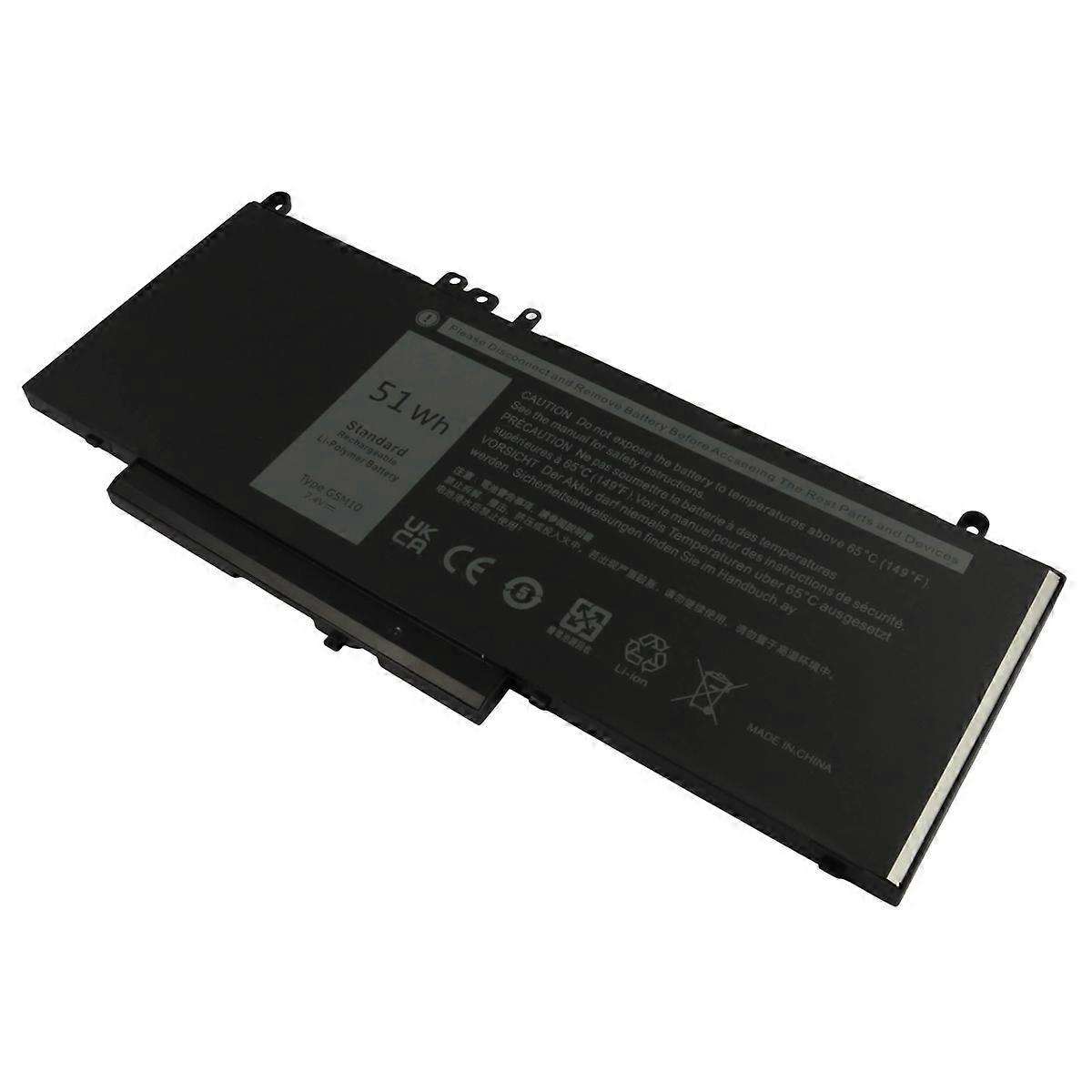 Replacement Battery for Dell Latitude E5450 / E5550 Li-Polymer 7.4V, Black