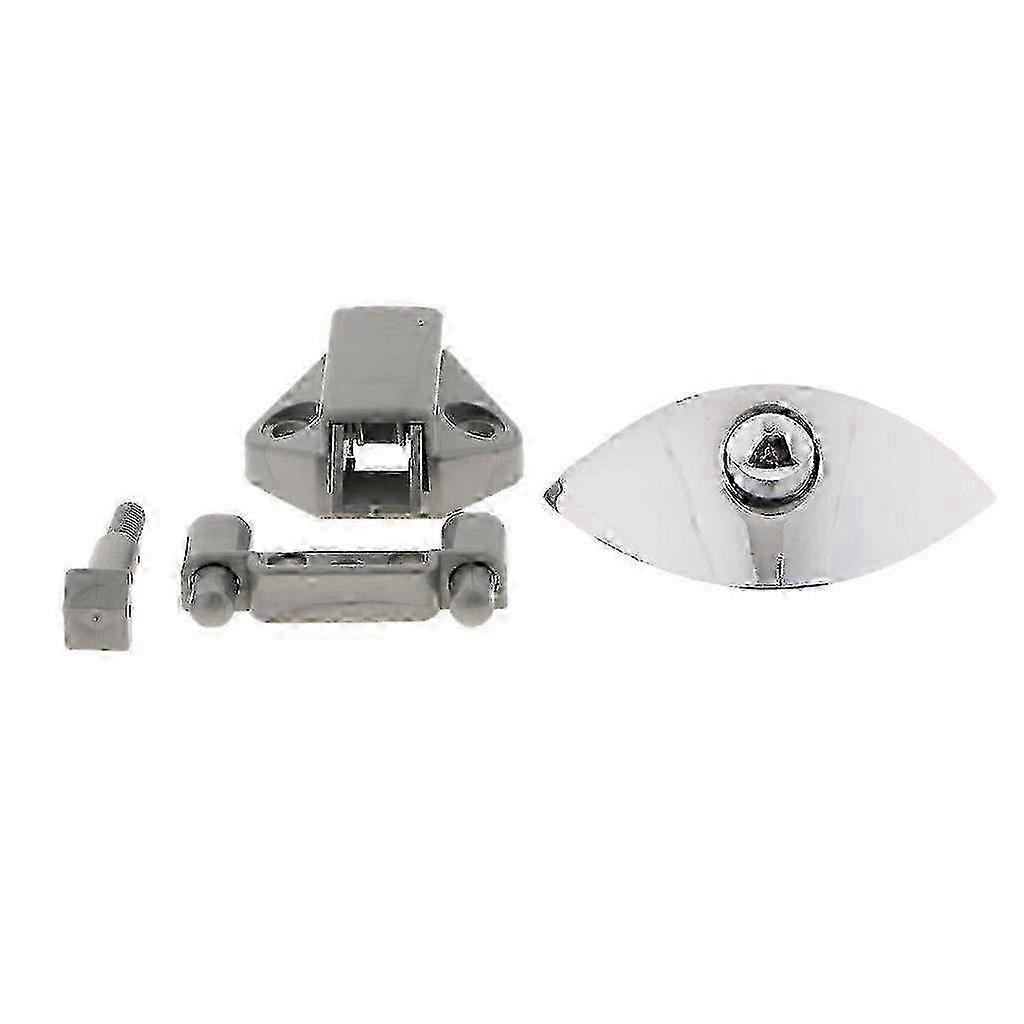 Cupboard Door Knob with Push Button Latch Mechanism for Wardrobe Caravan and FurnitureLuster SZRH A-GB