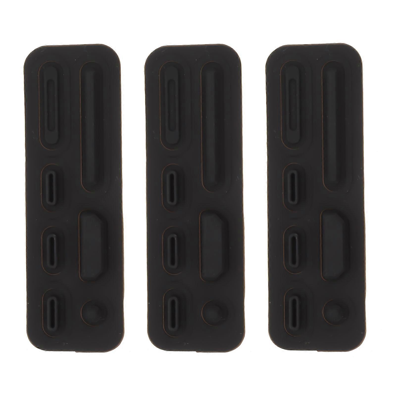 It looks like you're referring to a product listing or description for **Silicone Port Covers** designed for laptops. These are small accessories