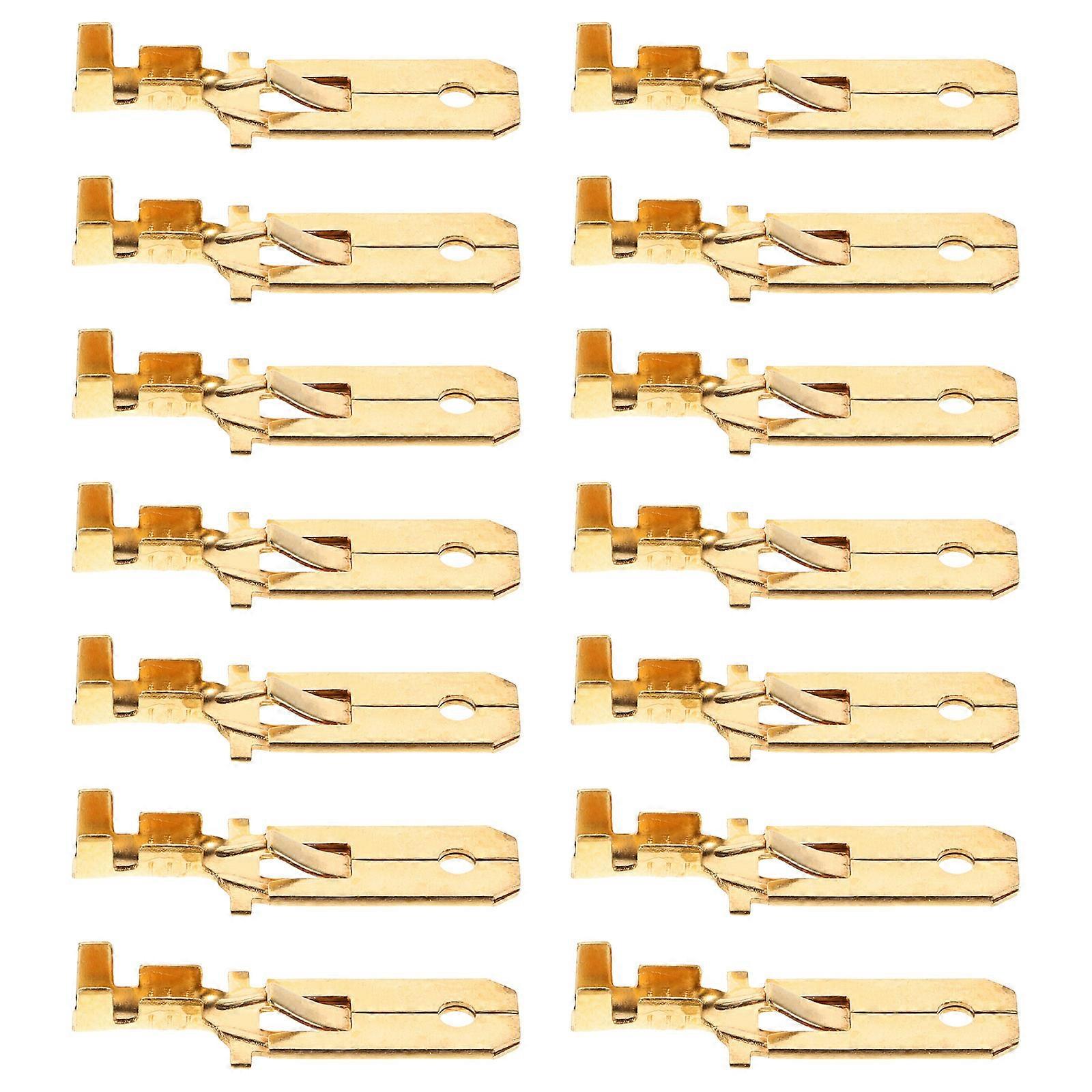 Spade Connector Copper for Reliable Connection 100Pcs Set