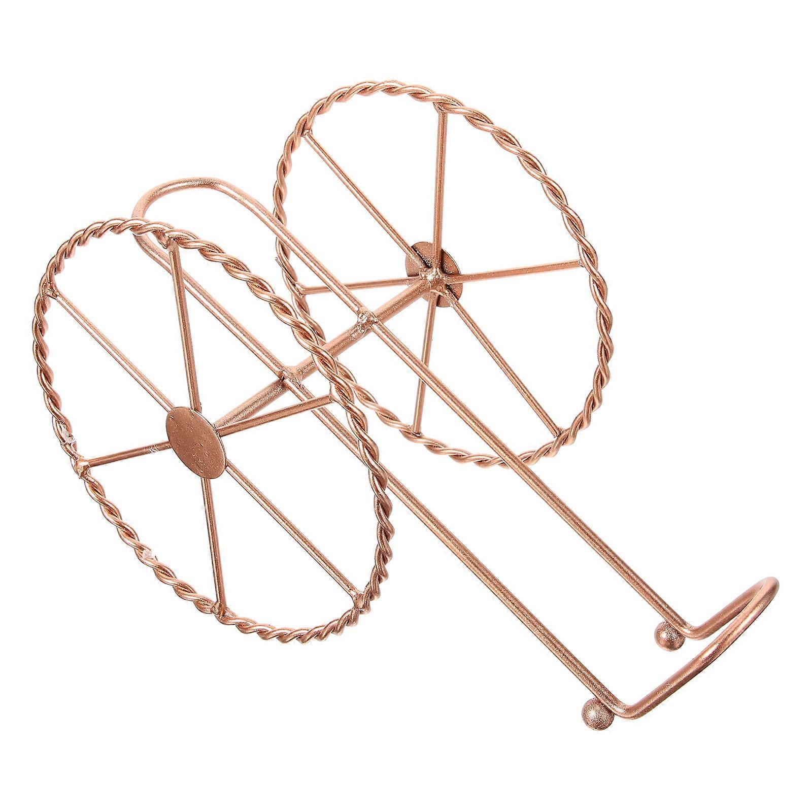 Holder Rack For Cellar Or Dining Table In Strudy Iron Featuring Simple Design With 19 X 12 X 11Cm 1Pc