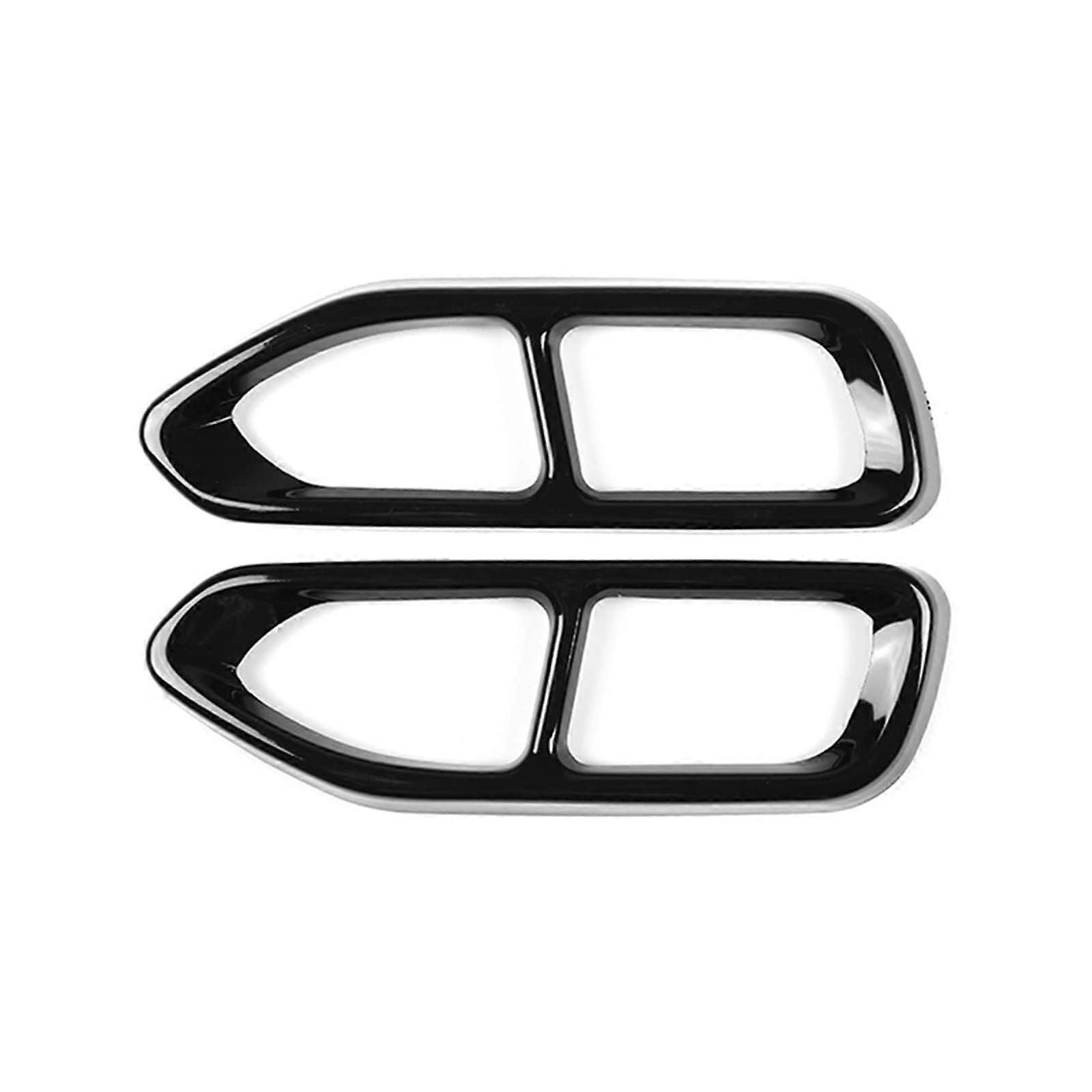 BMW Exhaust Pipe Cover Sticker For 7 Series G11 G12 (2016-2018) Tail Exhaust Decorative Cover And Exhaust Tip A-Nero