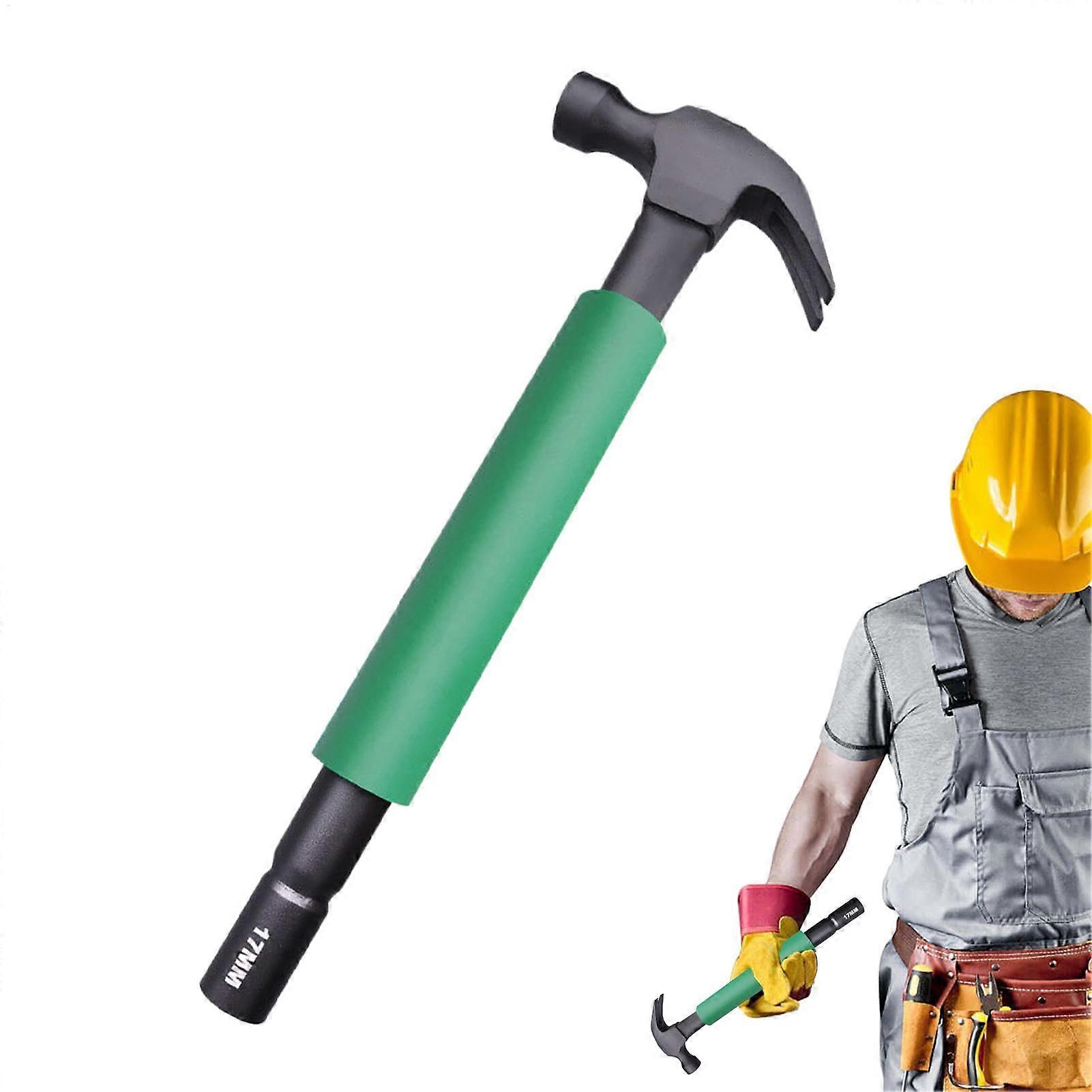 NonSlip Claw Hammer with ShockResistant Handle for Woodworking