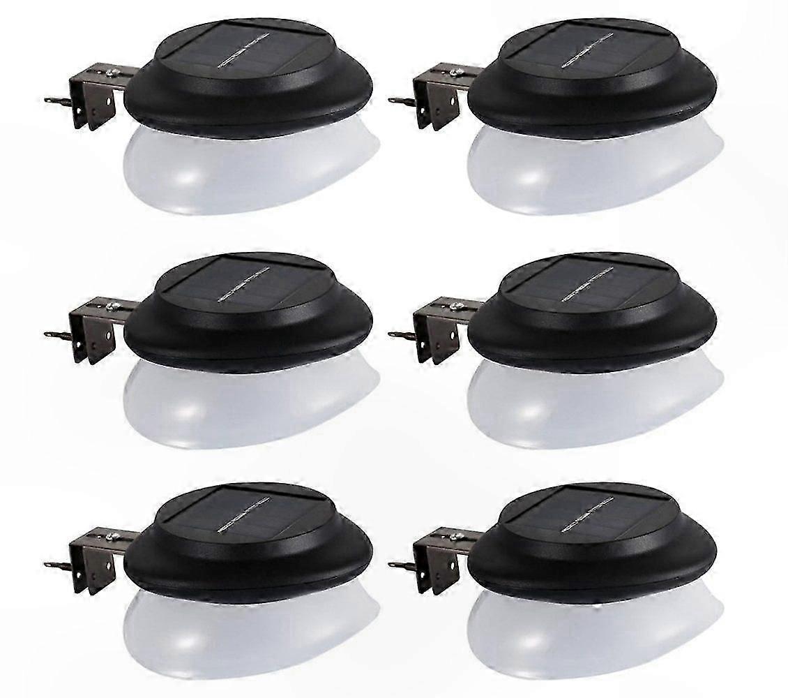 Weatherproof Solar Gutter Lights with 9 LEDs for Outdoor Spaces