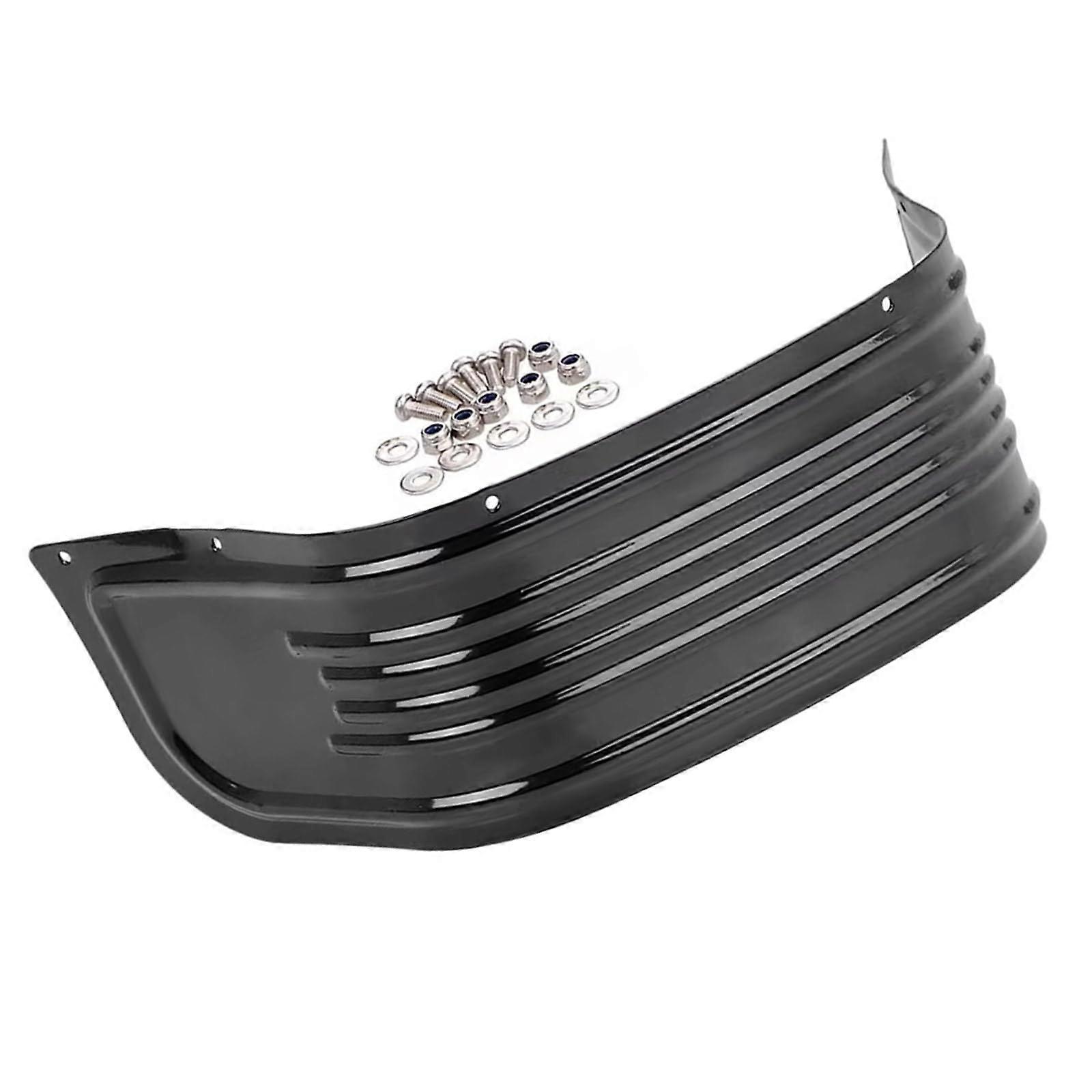 Front Ribbed Cover Panels for FLSTC 1986–2008, Black Modification Accessories for Front Fender