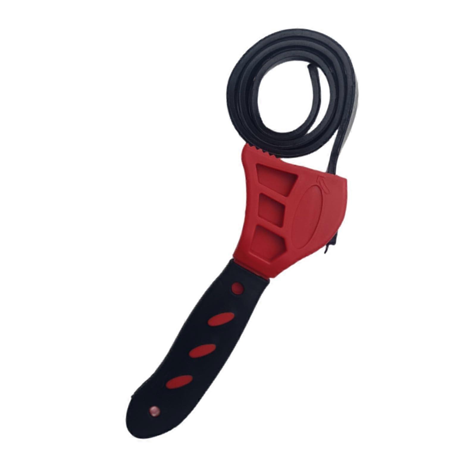 Multipurpose Riemenschlüssel Adjustable Rubber Strap Wrench for Various Repair Tasks Long Size Non-Slip Tool