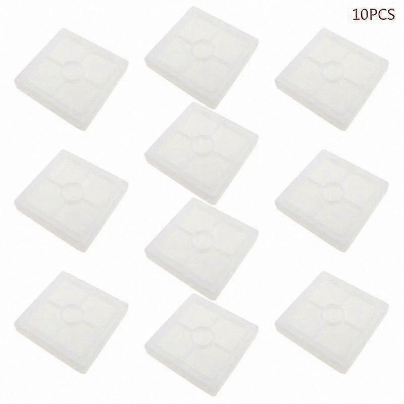 10-Piece Silicone Mold Set for Coasters, Includes Square and Hexagon Shapes - Clear Epoxy Casting Molds for Resin, Concrete, Cement, and Polymer Proje