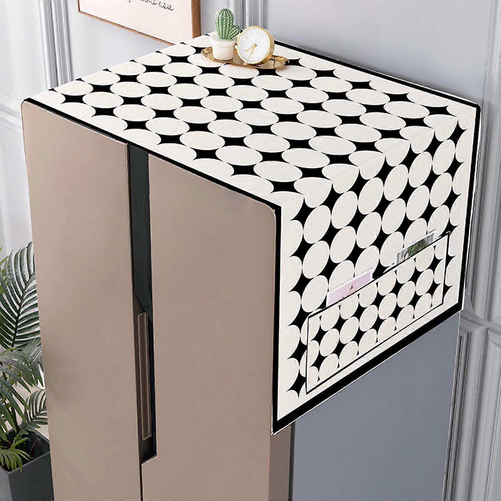 Refrigerator Dustproof Cover, Dust Protection for Washing Machine, Microwave Ovens, B Style 70*180cm