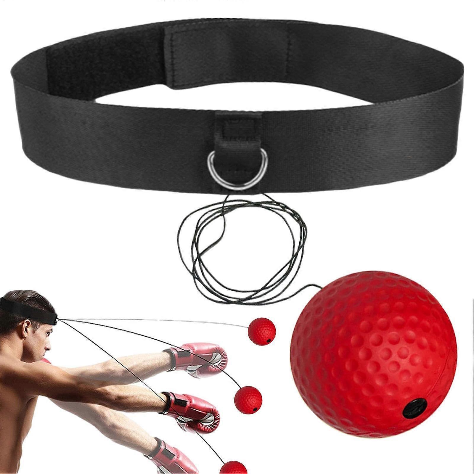 Boxing Reflex Ball Headband Punching Speed Training Hand Eye Coordination