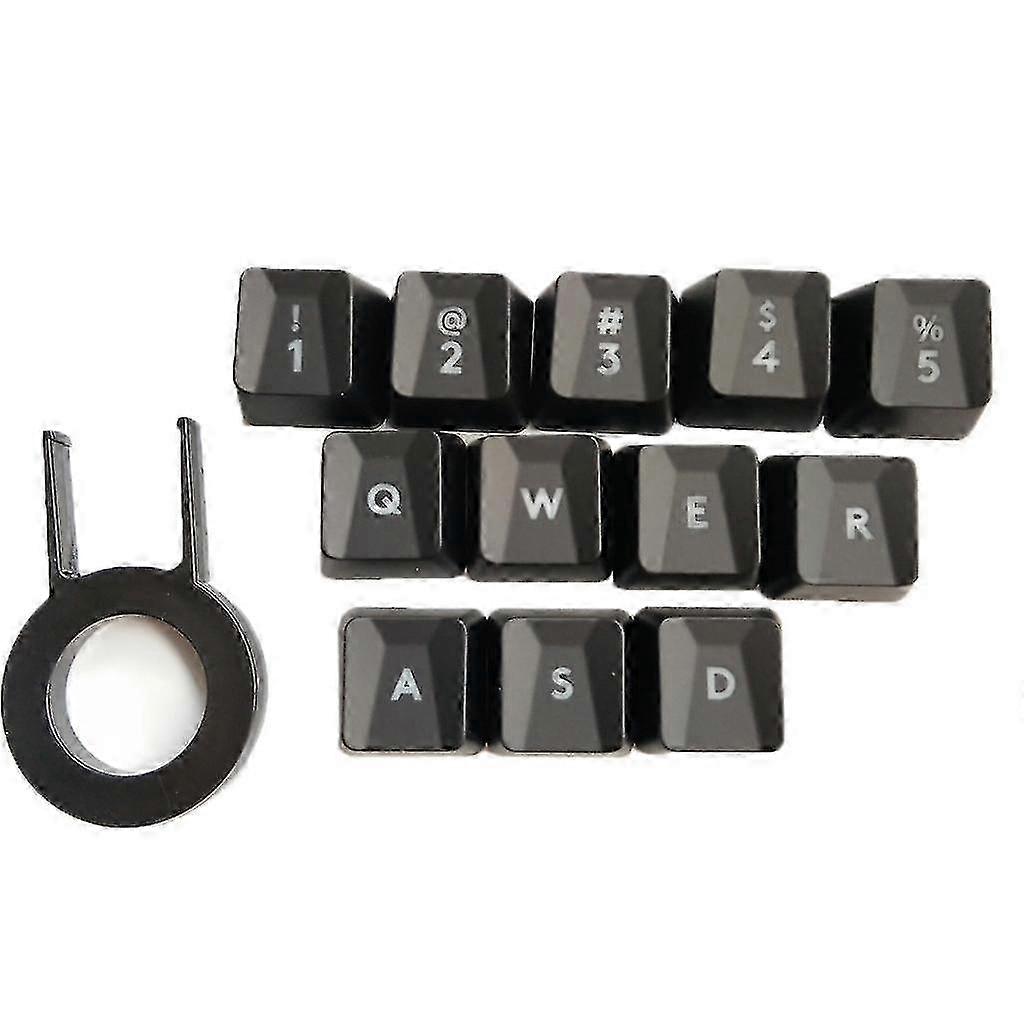 12 Keys Keyboard Replacement Accessory Keycaps For G413 G613 G910 G810 G310 SZRH A-D