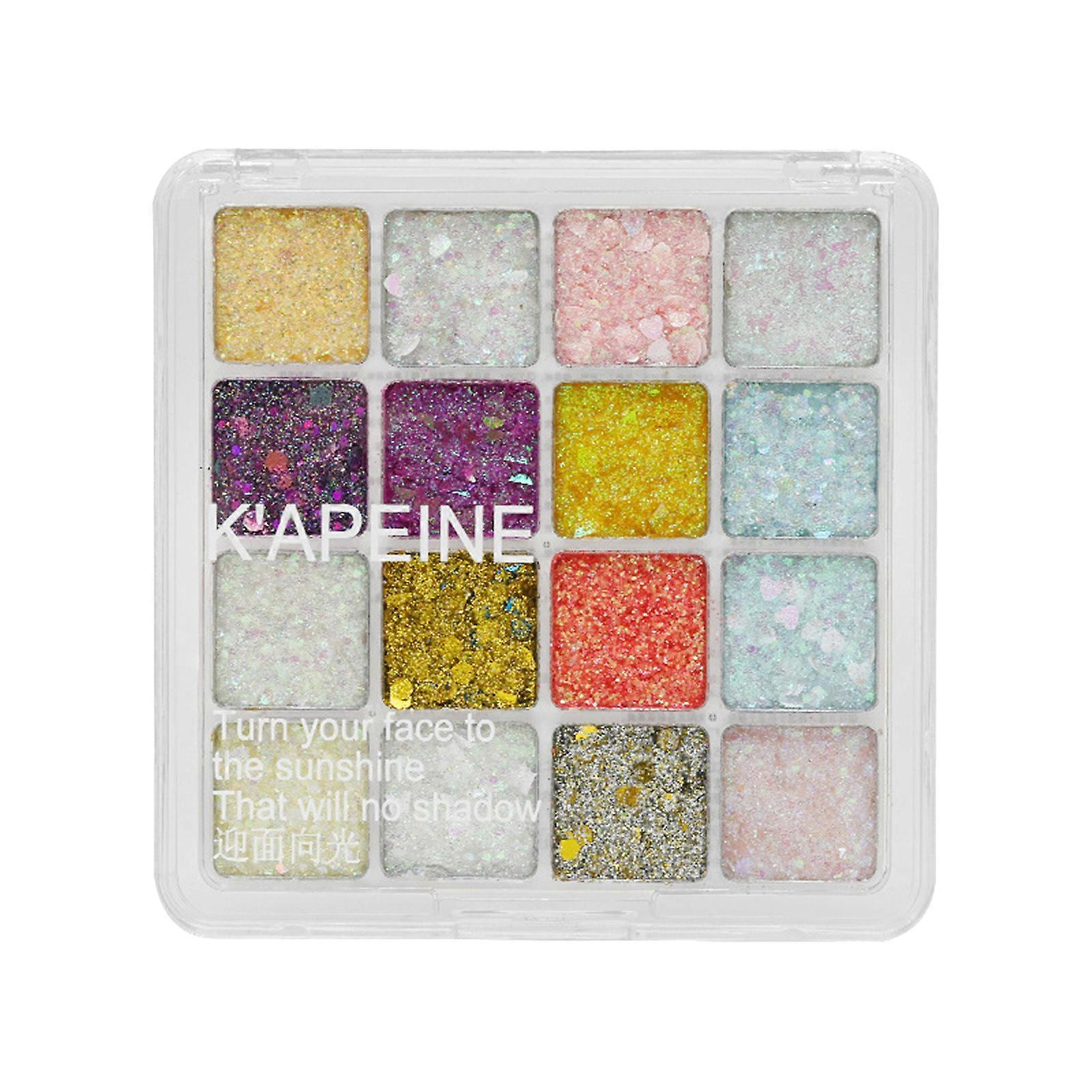 16/25 Kleuren Glitter Oogschaduw Palet Natuurlijke Make-up Sprankelende Oogschaduw