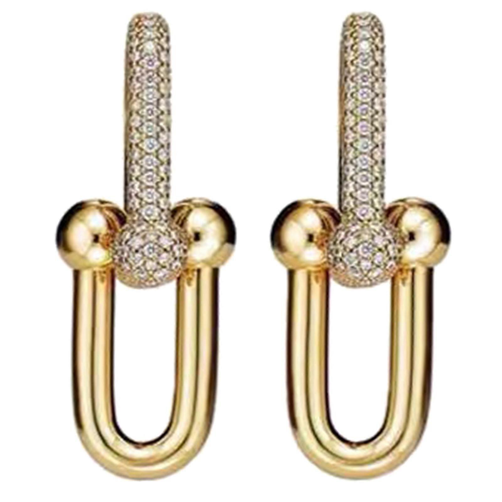Eleganter Hufeisenohrringschmuck Vielseitige Ohrringe in Hufeisenform Ohrzubehör wertet Ihr modisches Statement auf