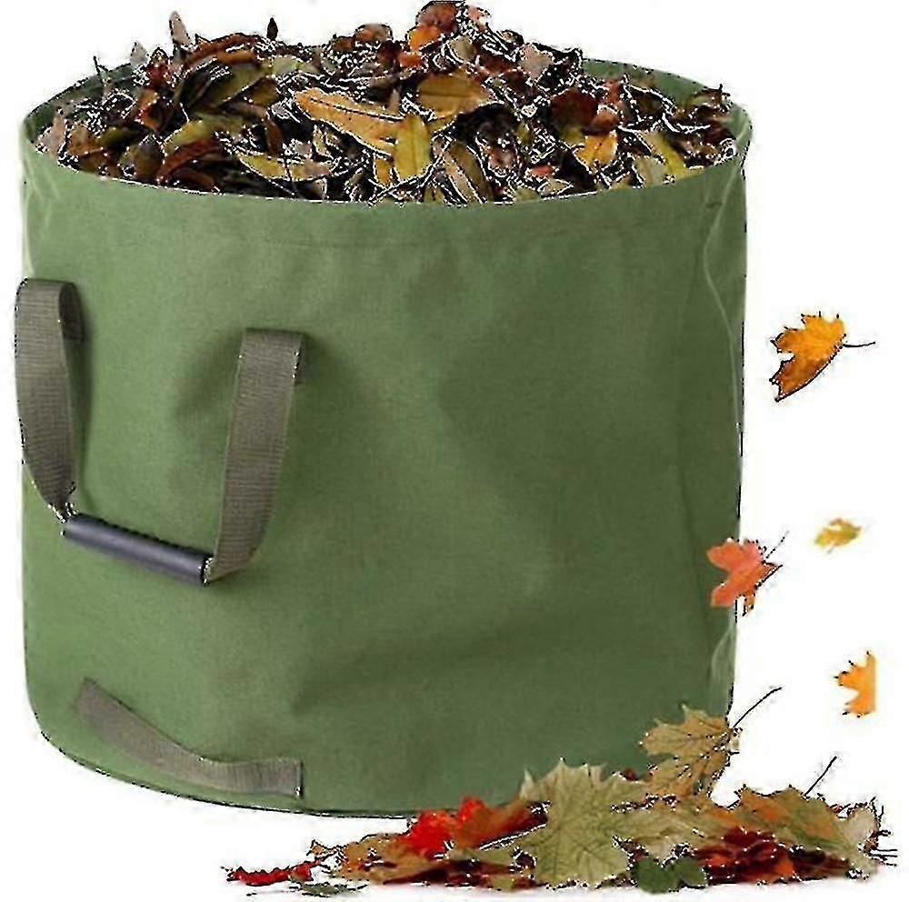 Garden Tool Bag Waterproof Canvas Gardening Foldable Storage Pouch