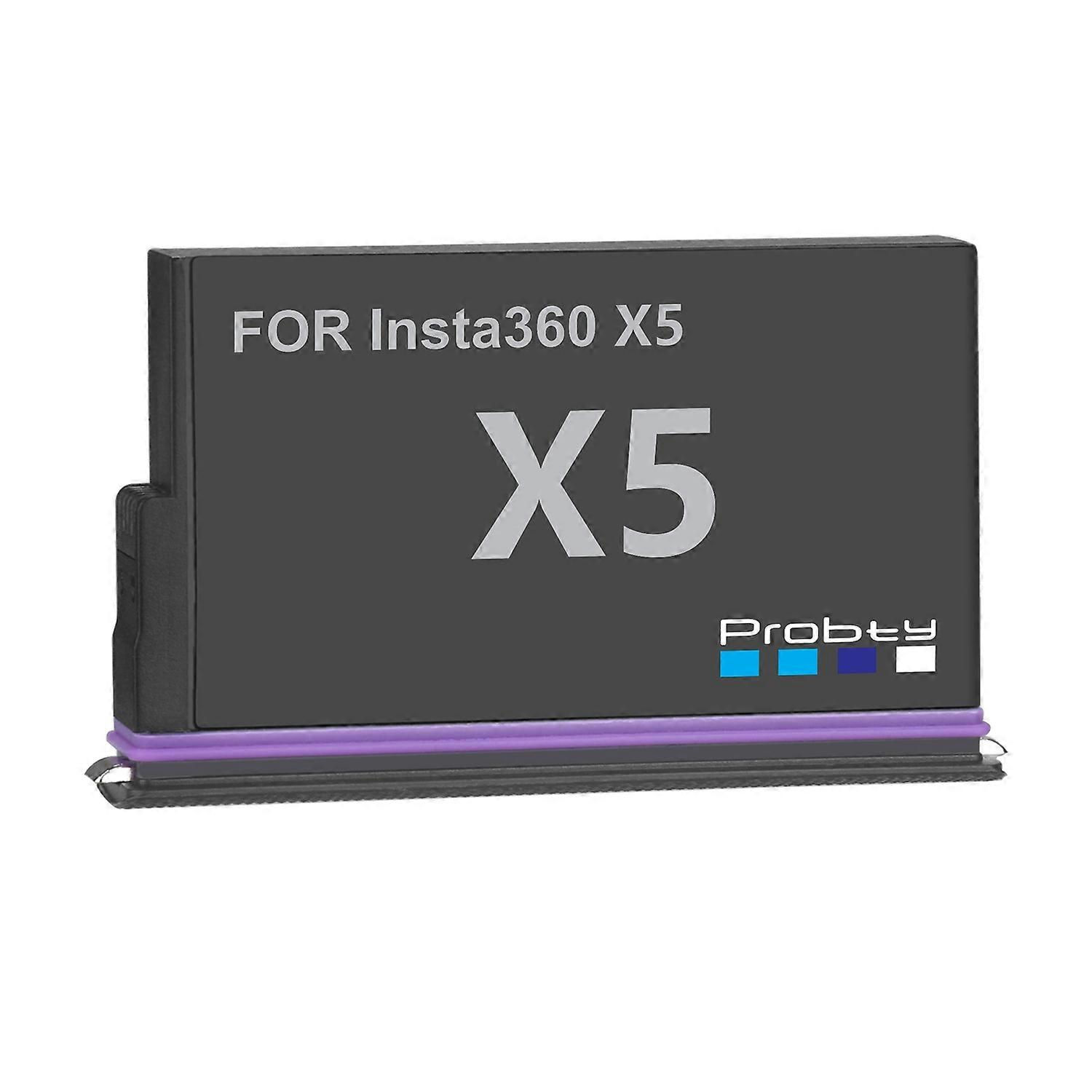 2850mAh Rechargeable Battery for Insta360 X5 Battery and 2 Card Slot PD Battery Charger for Insta