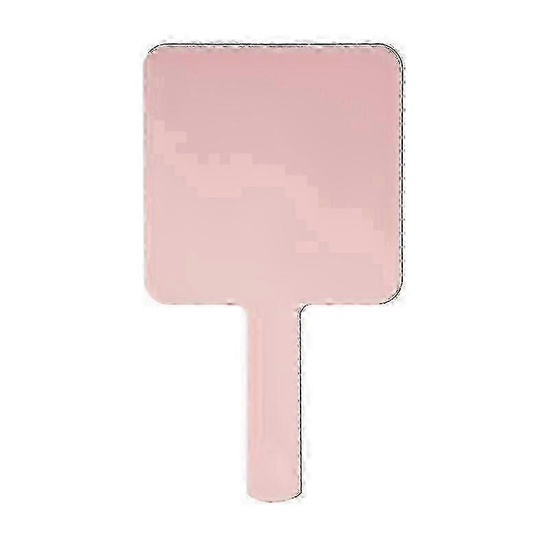 Portable Square Desktop & Handheld Makeup Mirror with Cream Glue for Home and Travel Use