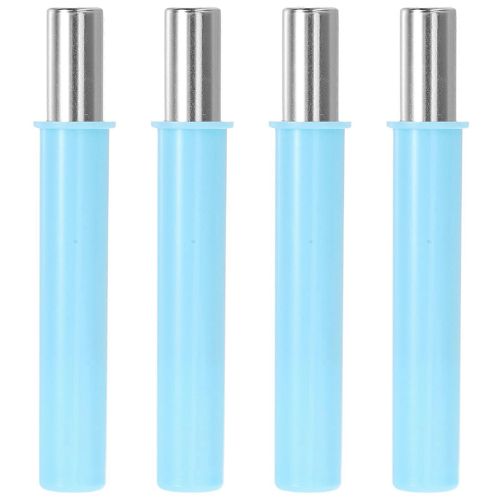 Soft Closing System Damper 12-Pcs For Cabinet Door And Trash Can Lid Featuring Easy Installation And Effective Noise Reduction In Elegant Blue Color