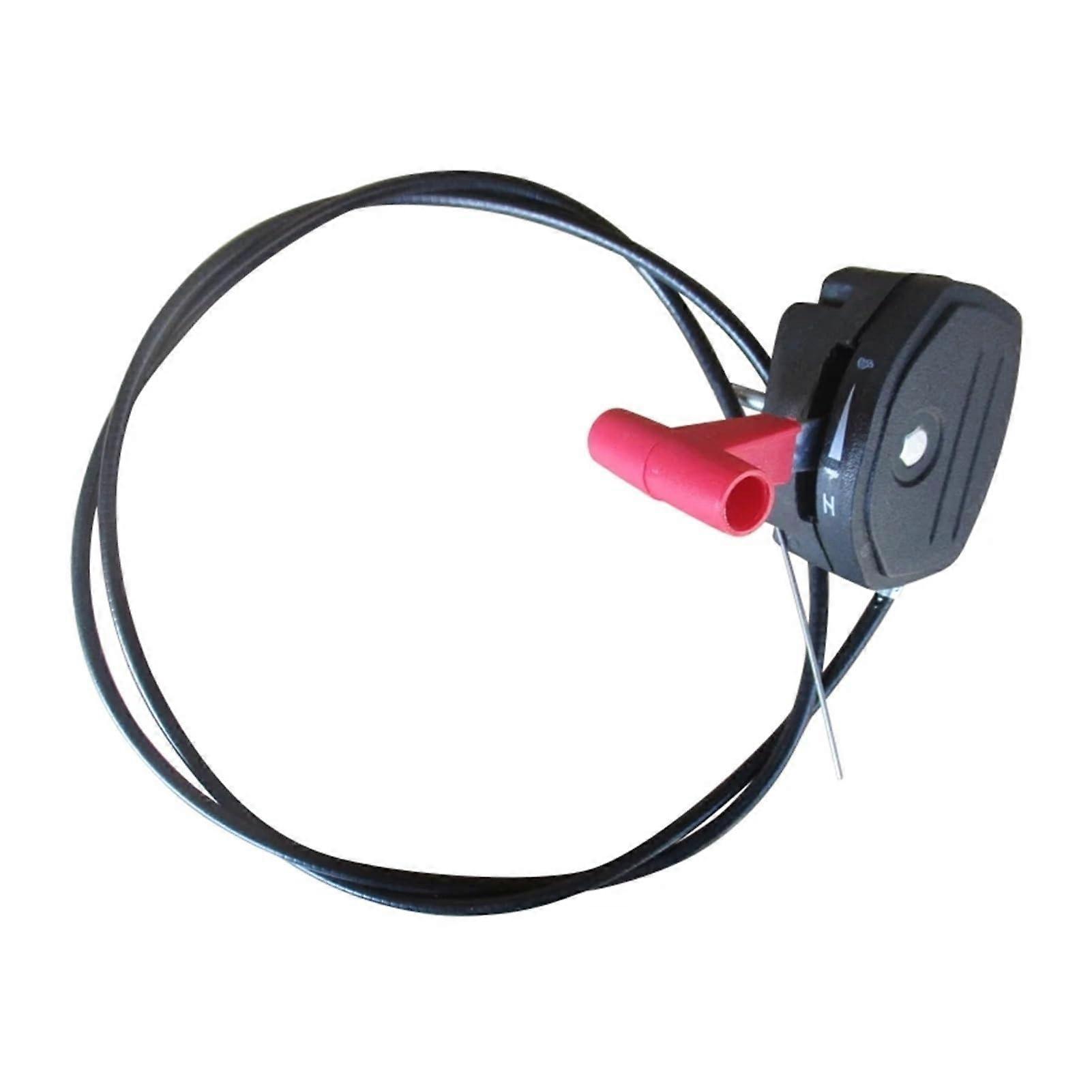 Universal Throttle Control Cable With Control Lever Handle For Lawn Mowers, Easy Install, G5AB, MultiColored