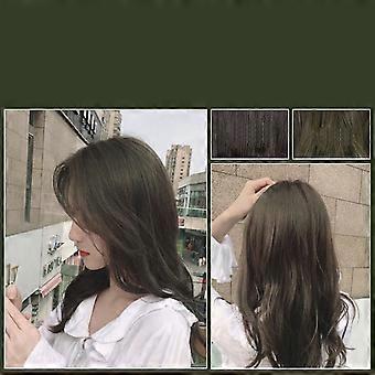 100 ml * 2 Crema para colorear el cabello Tinte para el cabello de larga duración Colorantes para el cabello DIY con cepillo Guantes Pinza para el cabello Sin daño al cabello