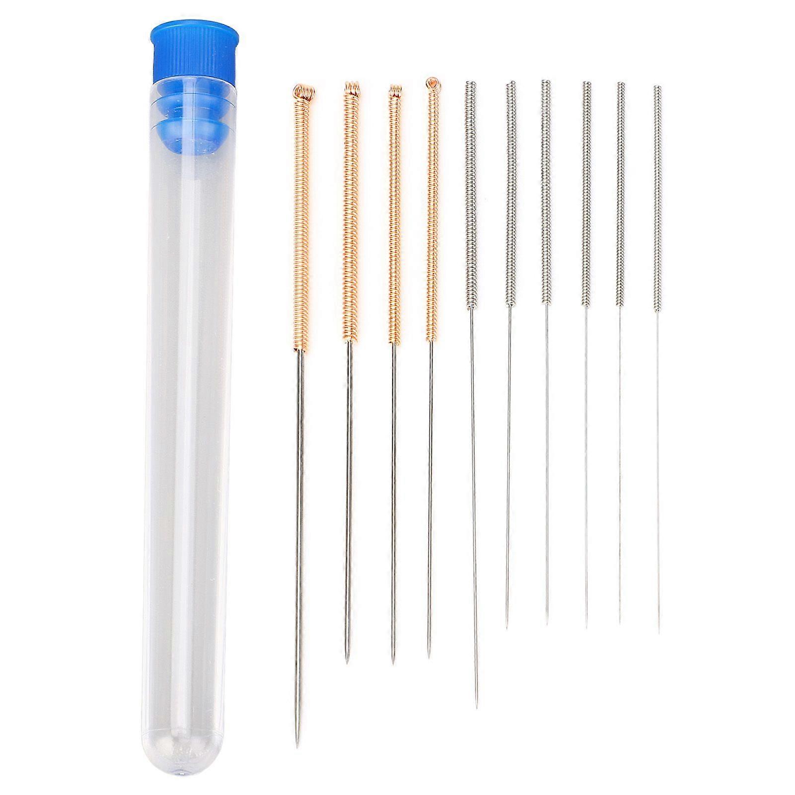 10PCS Nozzle Cleaning Needles Stainless Steel Nozzle Cleaning Tool Kit for 3D Printer Extruder Accessories 0.151.0mm