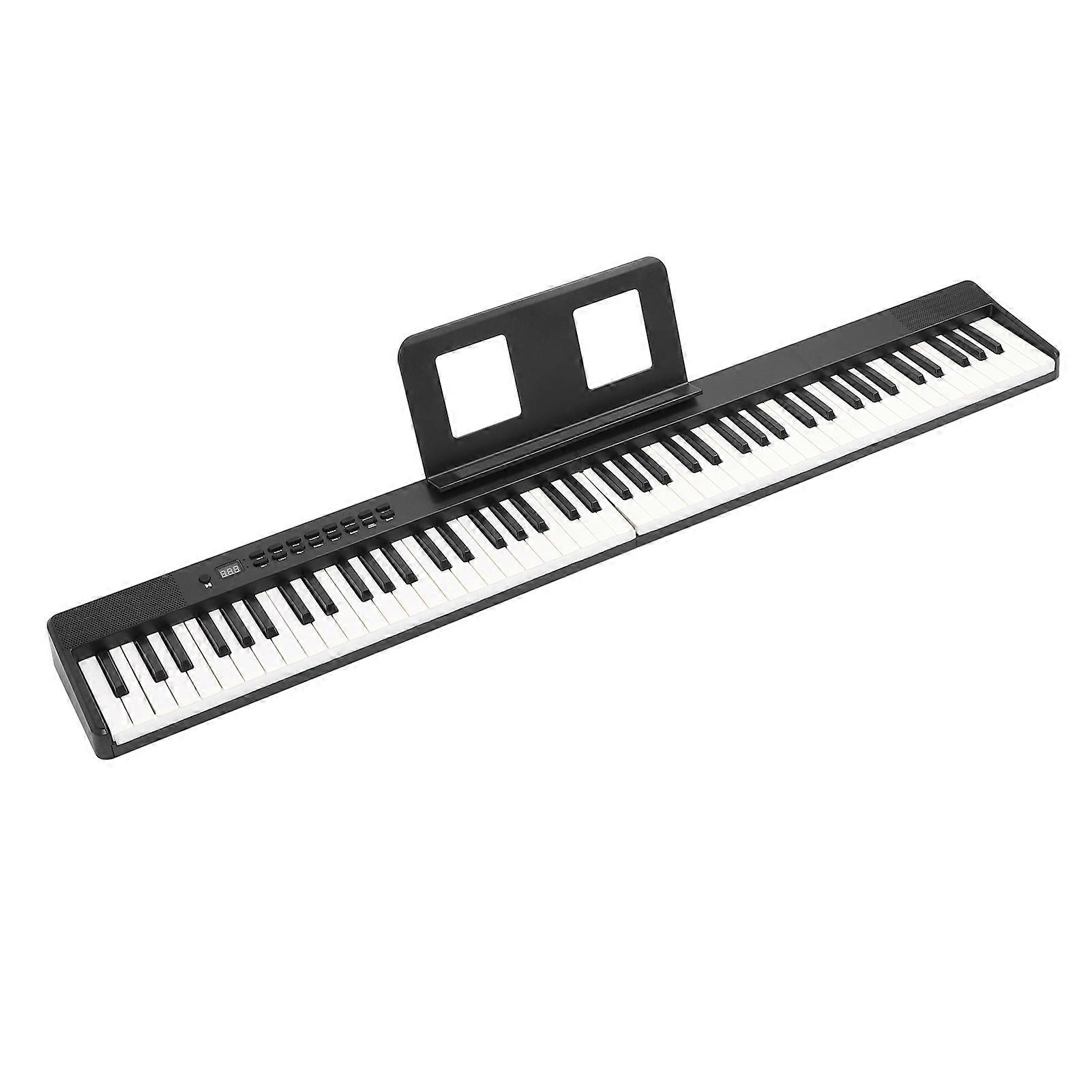 88-Key Portable Foldable Electronic Piano Keyboard with 1000mAh Battery