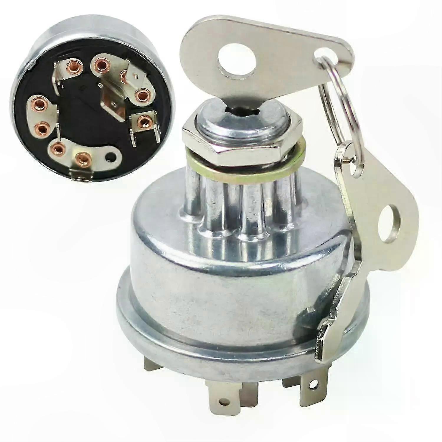 Tractor Ignition Key Switch Compatible with Ford 2000-7600 Series E7NN11N501AB Replacement