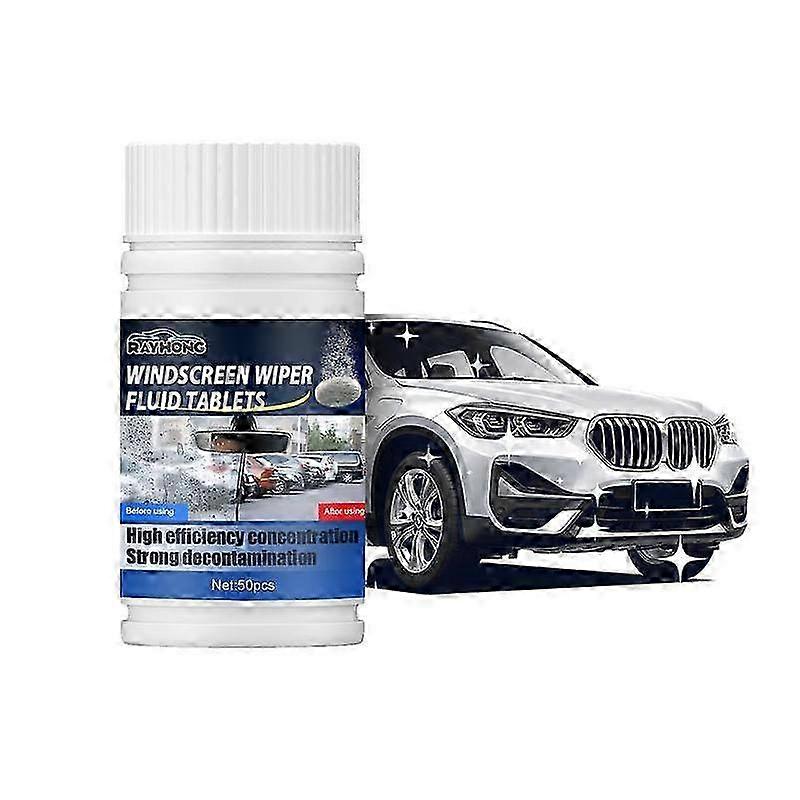 Universal Car Cleaning Effervescent Tablet Windshield|50pcs Ultra-c...