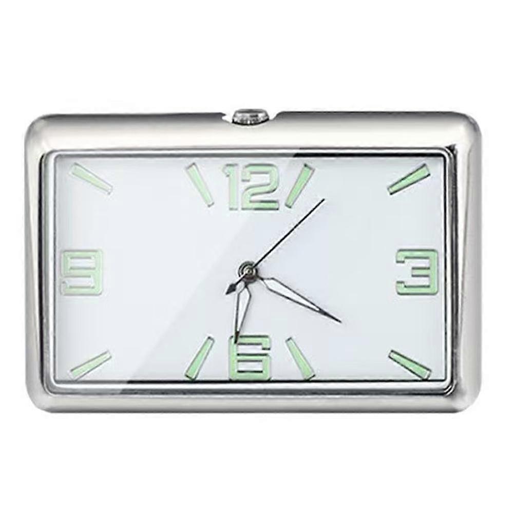 Mini Stylish Car Vent Quartz Clock with Luminous Pointers for Easy Installation