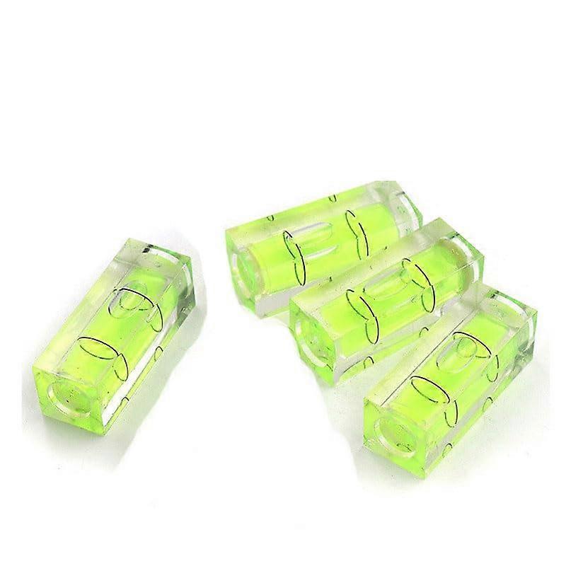 Spirit Level 10Piece Mini Square Bubble Level For Instrument Balance 15x15x40 mm