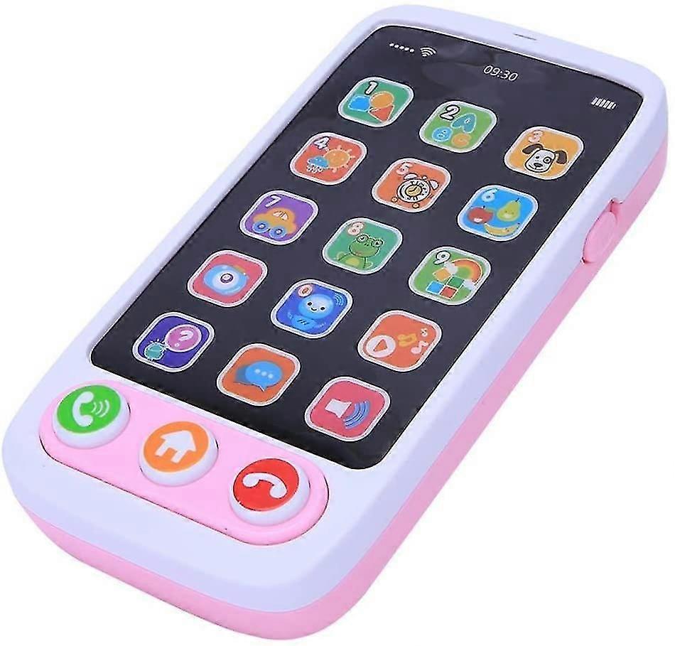 Electronic Smart Phone Toy, Simulated Phone with Music Light Story Telling Machine Play Set for Chil