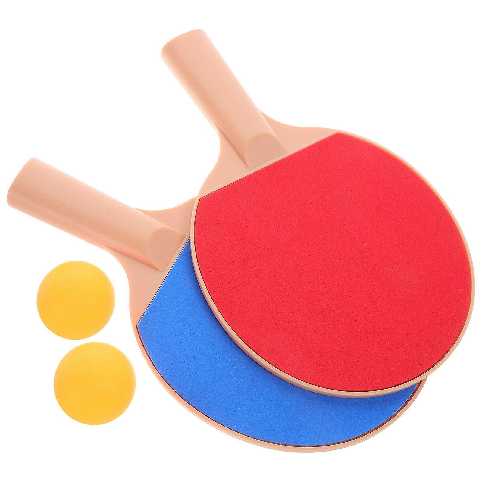 Table Tennis Paddle Set Ergonomic Design Outdoor Enthusiasts Competition Use .8×5.9×0.9in 1Set