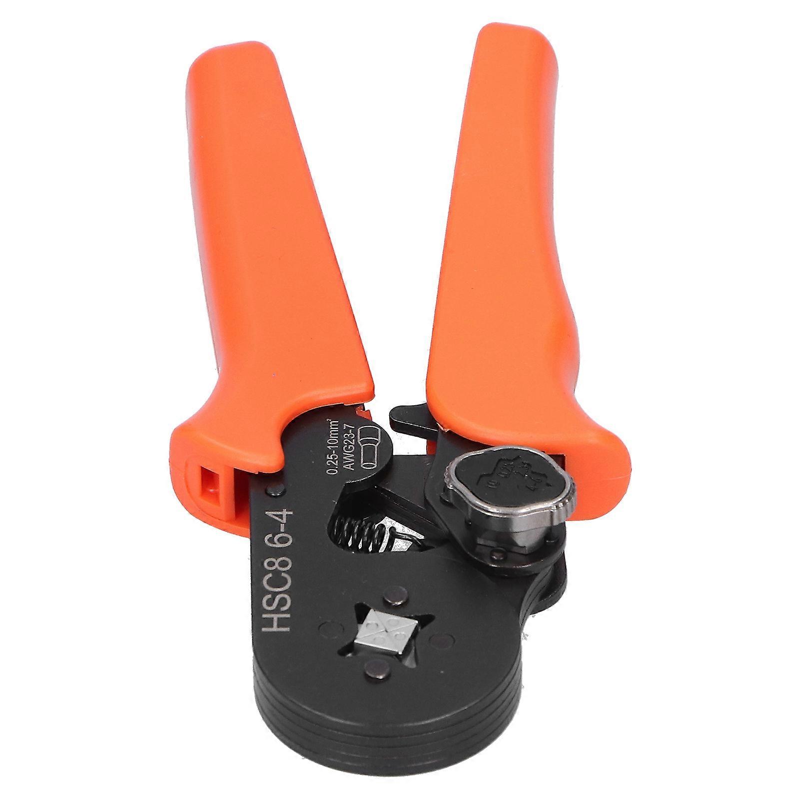 HSC8 10-4 Mini Wire Crimper Plier 0.25-10mm² Self-Adjustable