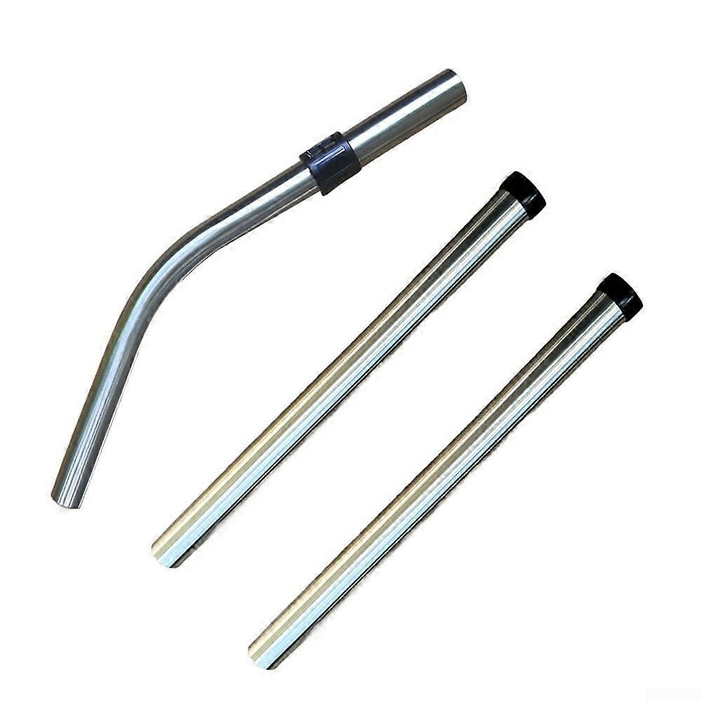 32mm Extension Tube Set for Numatic Henry Vacuum Cleaner, 3-Piece Stainless Steel Rods with Elbow, Compatible with 32mm Attachments
