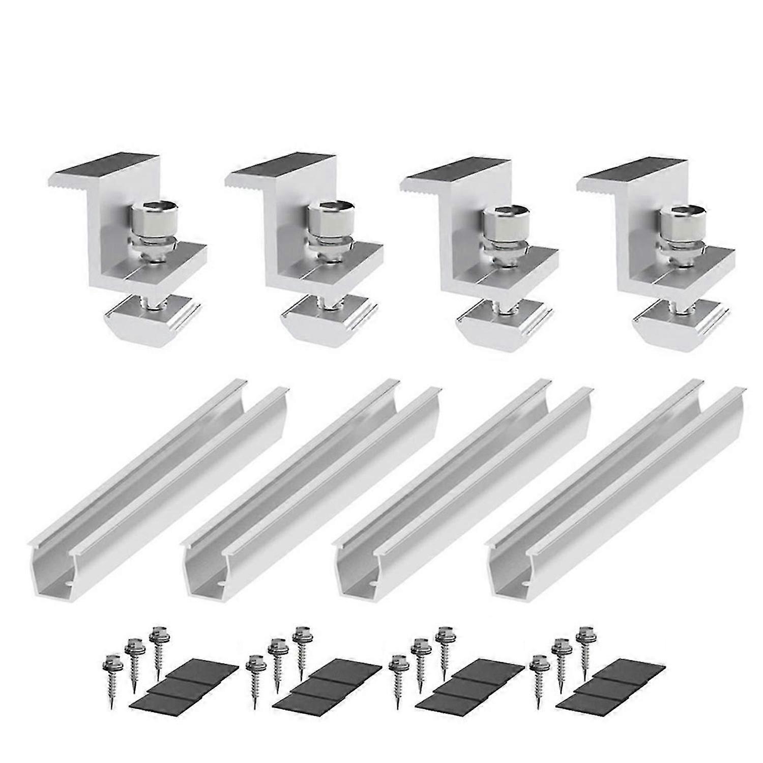 Solar Panel Mount Bracket with Mid for Trapezoidal Roof 35mm